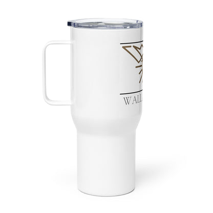 Travel mug with a handle